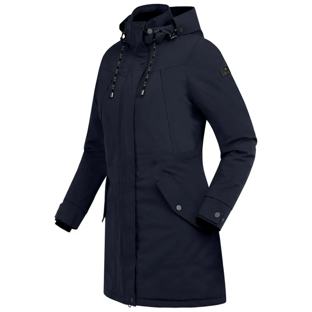 Beikircher Grünland Ontario Winter Riding Parka donna blu impermeabile