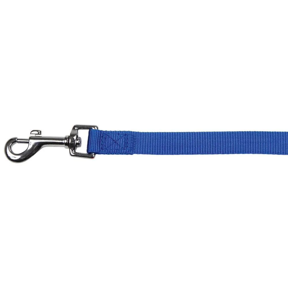 Miami guinzaglio cane nero 100cm nylon maniglia morbida